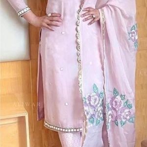 Lavender pajami suit size medium 38